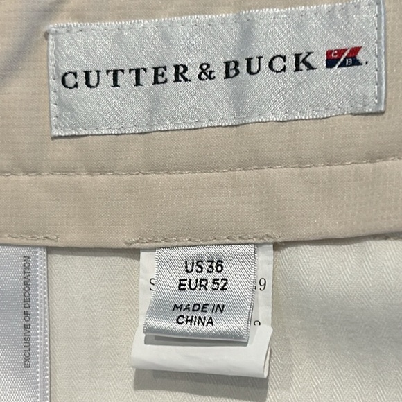 Cutter & Buck Golf Dress Shorts Beige Men size 36 - Picture 6 of 10